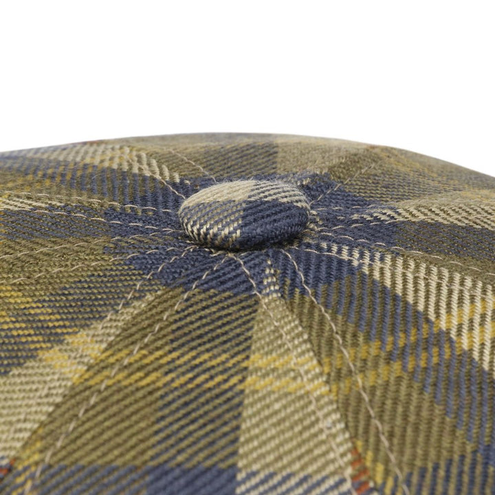 Stetson Hatteras Wool Silk Plaid Check - Flat Cap fra Stetson hos The Prince Webshop