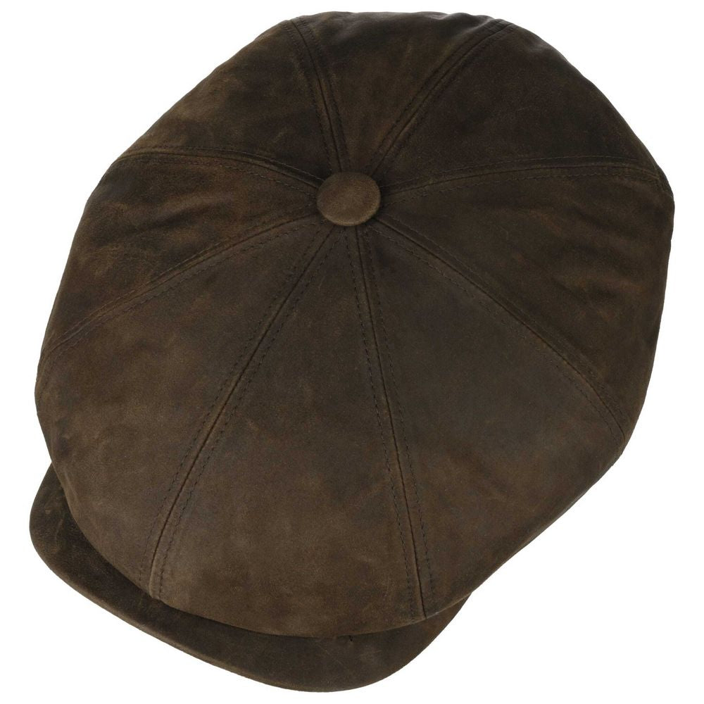 Stetson Hatteras Oily Goat Mud = G.H.O.A.T - XL - Flat Cap fra Stetson hos The Prince Webshop
