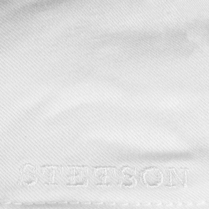 Stetson Ivy Cap Cotton - Hvid Bomulds Sixpence - Flat Cap fra Stetson hos The Prince Webshop