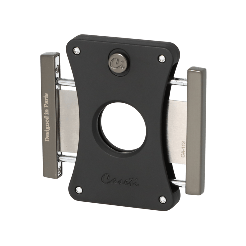 CASETI Cigar Cutter Ring 54 - Mat Sort / Antracit