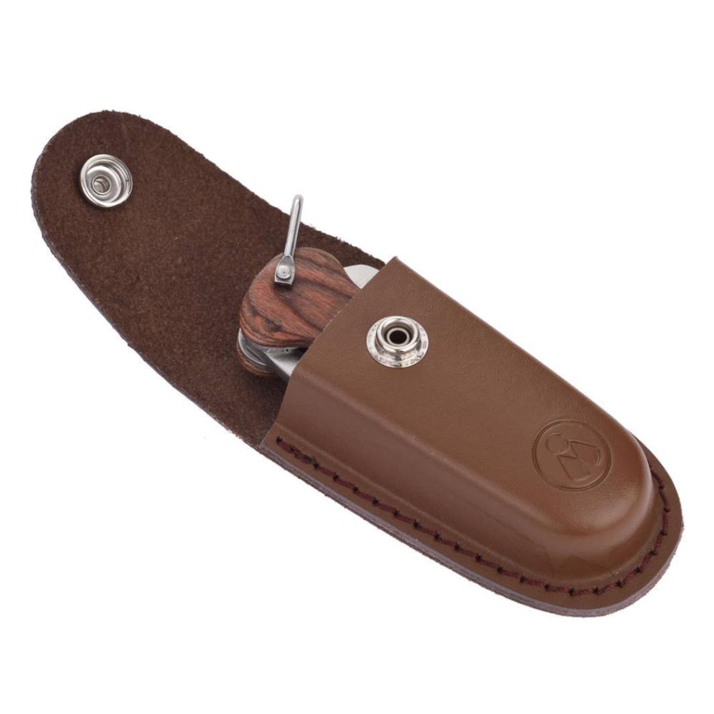 LAGUIOLE HERITAGE Sejler Foldekniv med Brunt Læderetui - Lommekniv fra LAGUIOLE HERITAGE hos The Prince Webshop