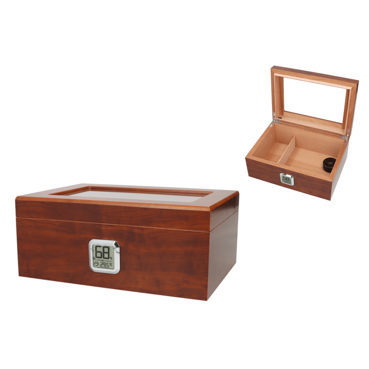 Angelo 50-75 Cigar Humidor med Glaslåg