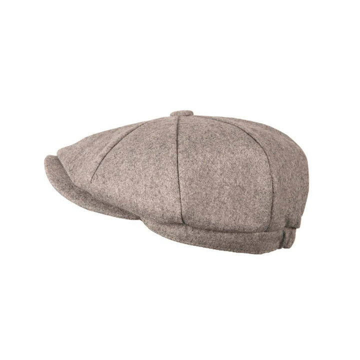 Heritage Tradition Carlyle Felt Newsboy Silver Grey - Flat Cap fra Heritage Traditions hos The Prince Webshop