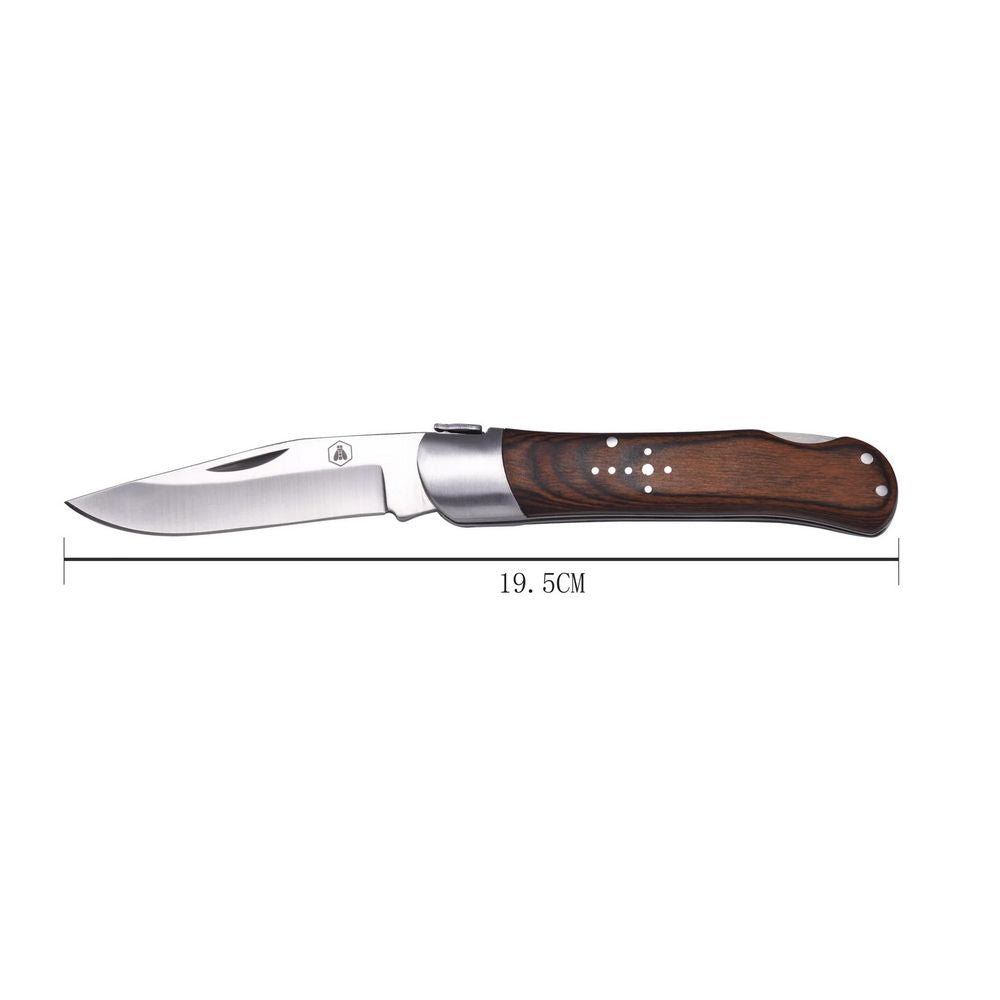 Laguiole CALMONT Folde Jagtkniv Dark Wood - Lommekniv fra Laguiole hos The Prince Webshop