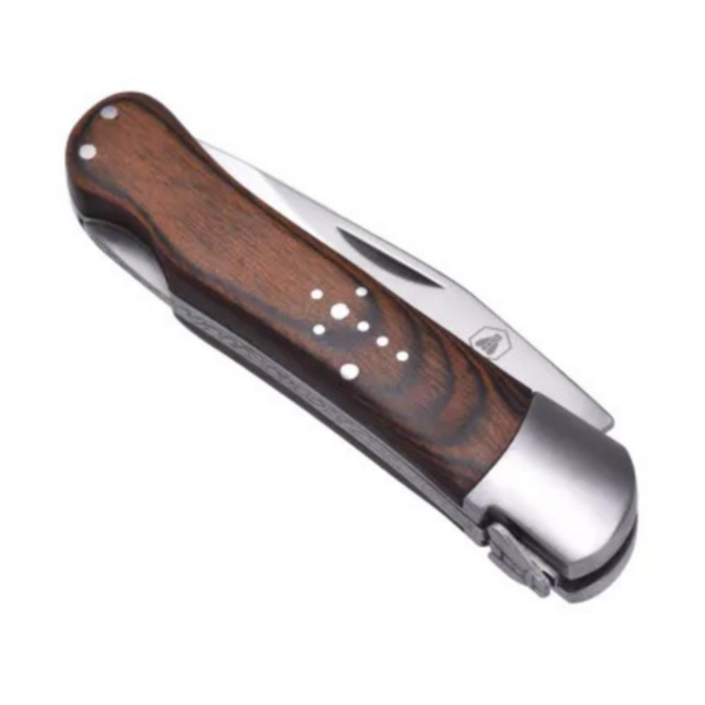 Laguiole CALMONT Folde Jagtkniv Dark Wood - Lommekniv fra Laguiole hos The Prince Webshop