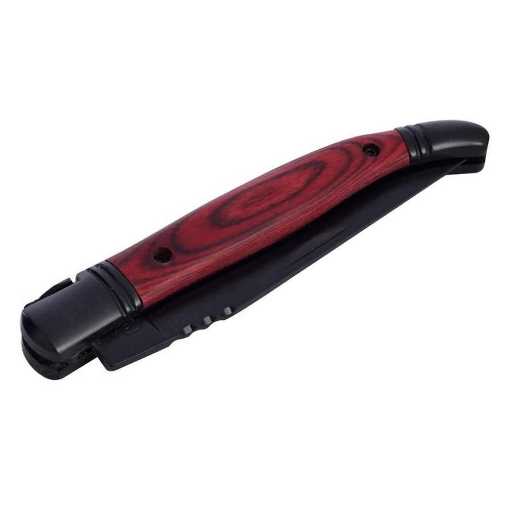 Laguiole Rosewood Lommekniv med Sort Blad - Gave Ide fra Laguiole hos The Prince Webshop