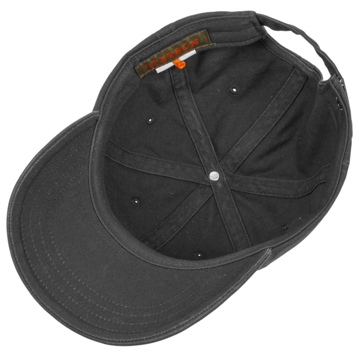 Stetson Baseball Cap Cotton - Ensfarvet Sort - Baseball Cap fra Stetson hos The Prince Webshop