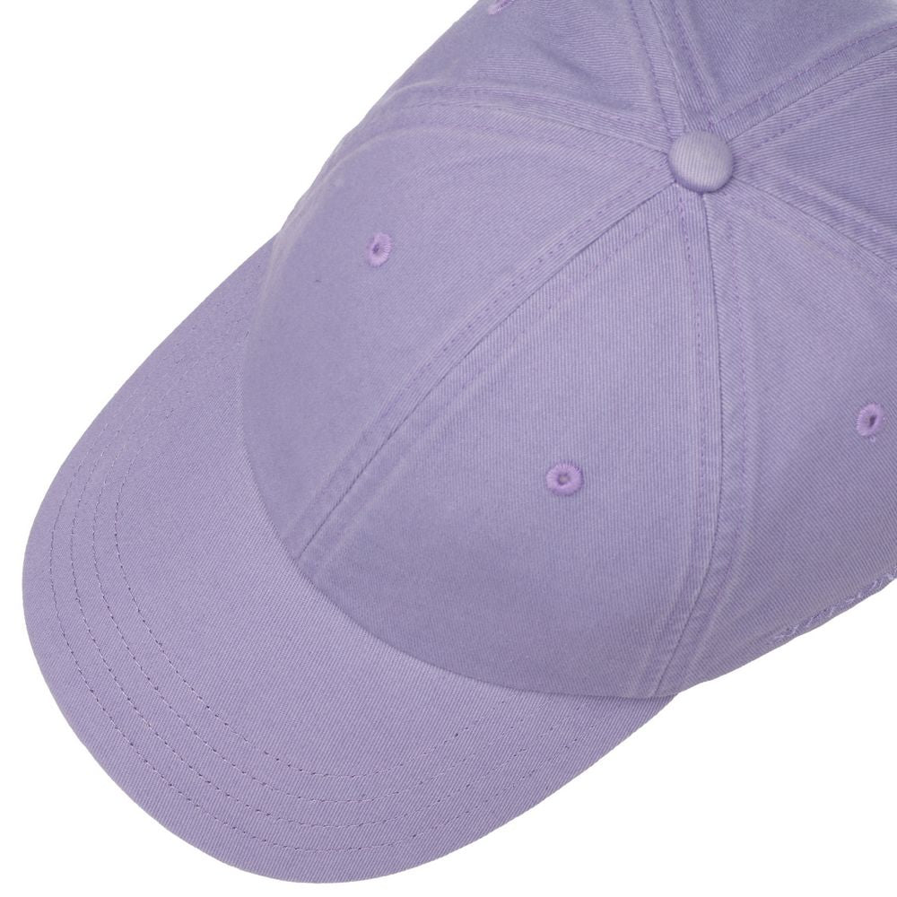 Stetson Baseball Cap Cotton - Ensfarvet Syren - Baseball Cap fra Stetson hos The Prince Webshop