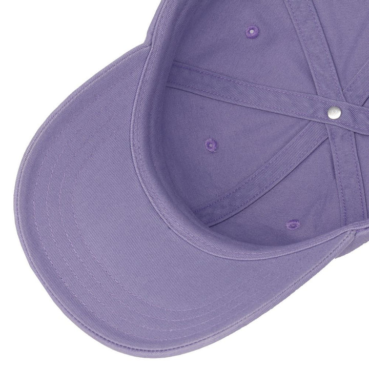 Stetson Baseball Cap Cotton - Ensfarvet Syren - Baseball Cap fra Stetson hos The Prince Webshop