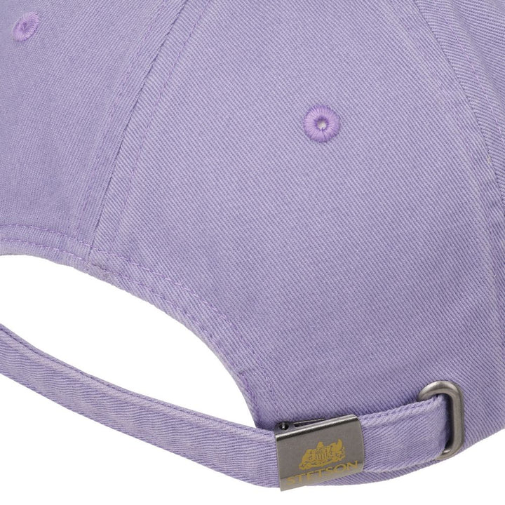 Stetson Baseball Cap Cotton - Ensfarvet Syren - Baseball Cap fra Stetson hos The Prince Webshop