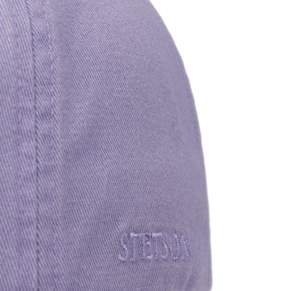 Stetson Baseball Cap Cotton - Ensfarvet Syren - Baseball Cap fra Stetson hos The Prince Webshop