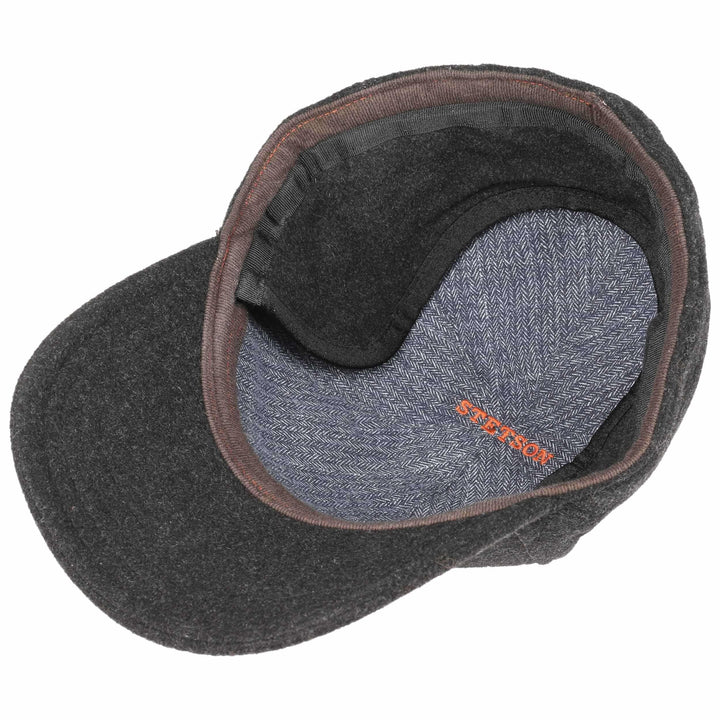 Stetson Wool Cashmere Baseball Cap med Øreflapper
