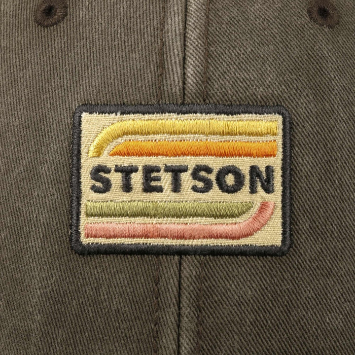 Stetson Baseball Cap Chino Twill Olive - Baseball Cap fra Stetson hos The Prince Webshop