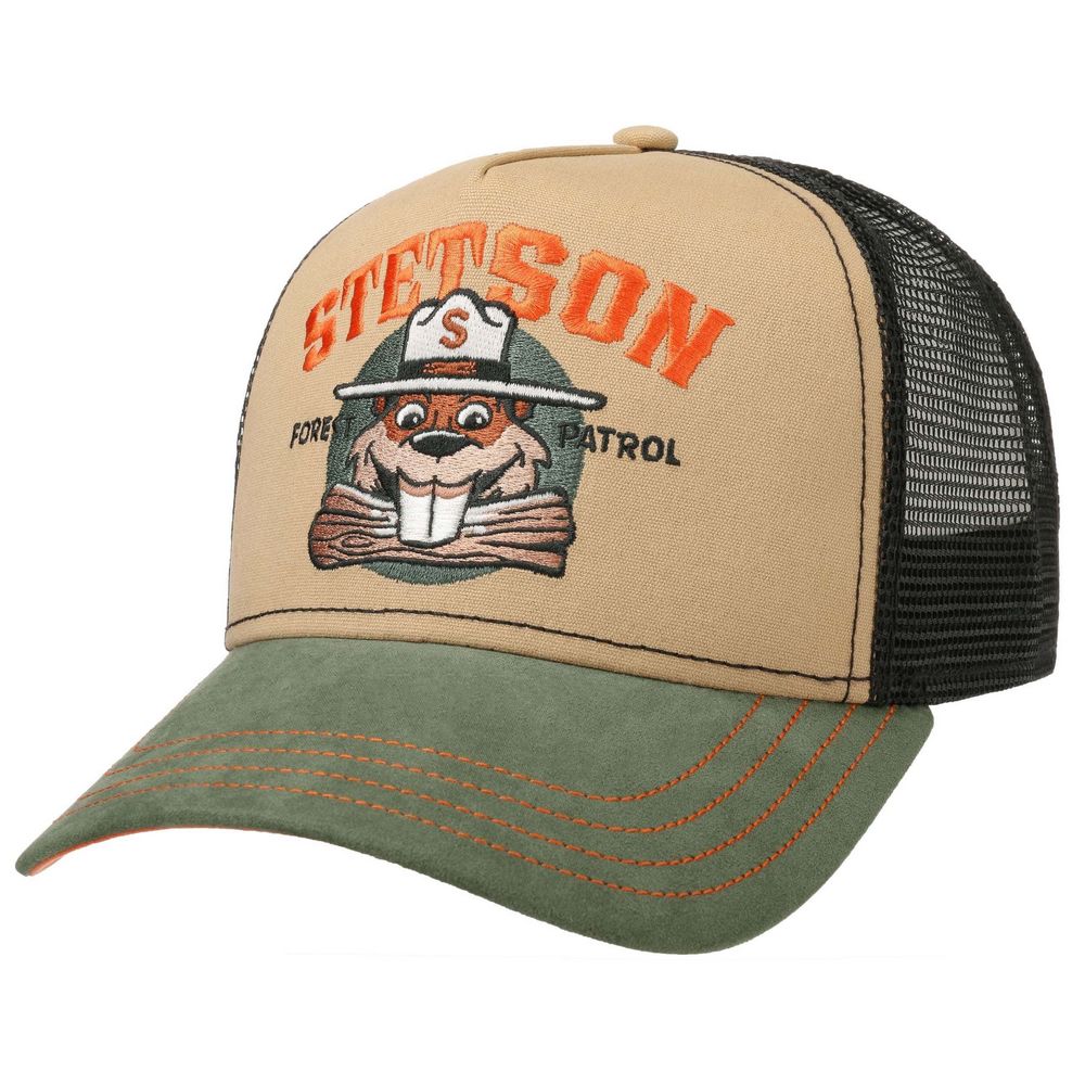 Stetson Forest Patrol Beaver Trucker Cap - Baseball Cap fra Stetson hos The Prince Webshop