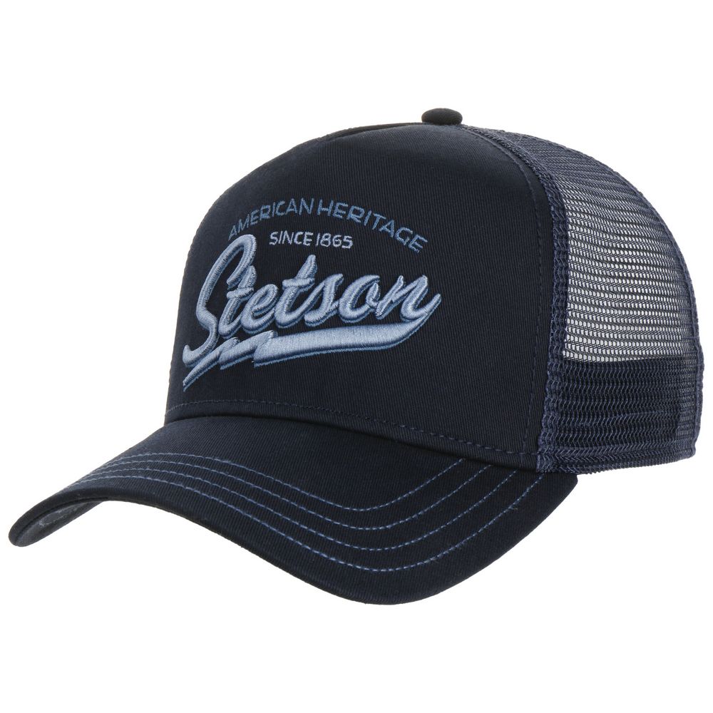 Stetson Trucker Cap American Heritage Classic Navy - Baseball Cap fra Stetson hos The Prince Webshop