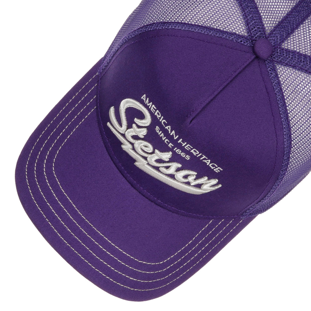 Stetson Trucker Cap American Heritage Classic Purple