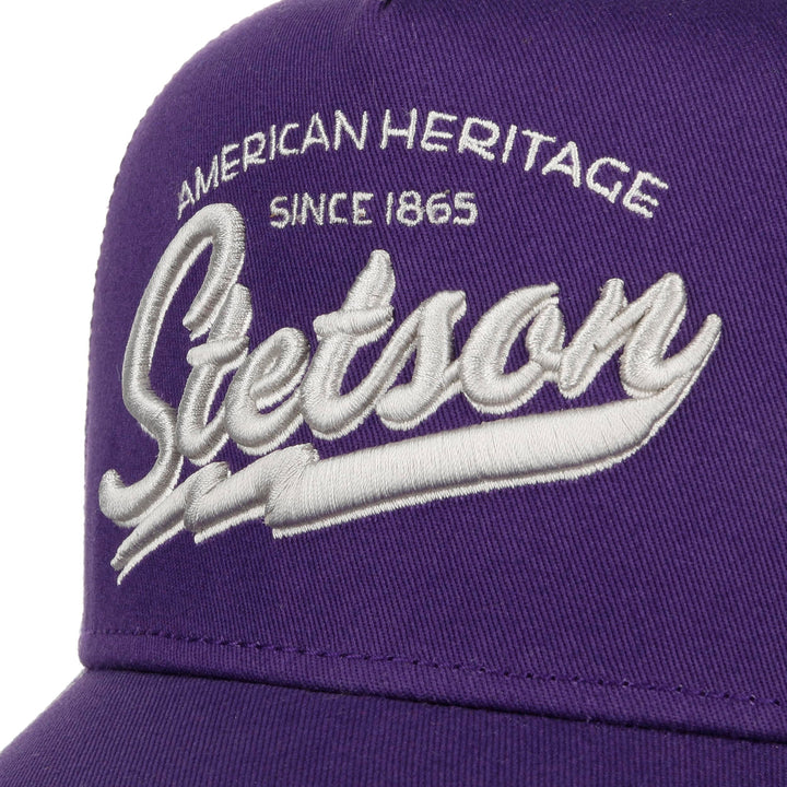 Stetson Trucker Cap American Heritage Classic Purple