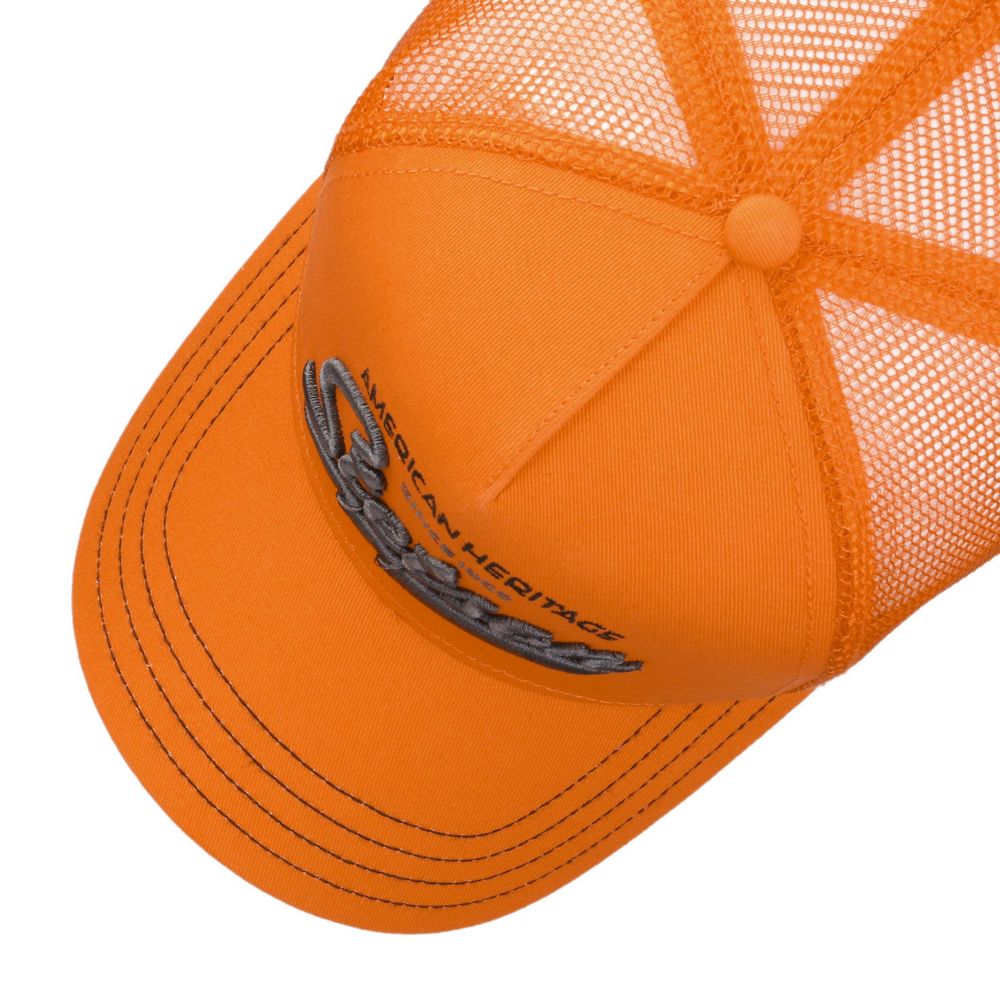 Stetson Trucker Cap American Heritage Classic Orange - Baseball Cap fra Stetson hos The Prince Webshop