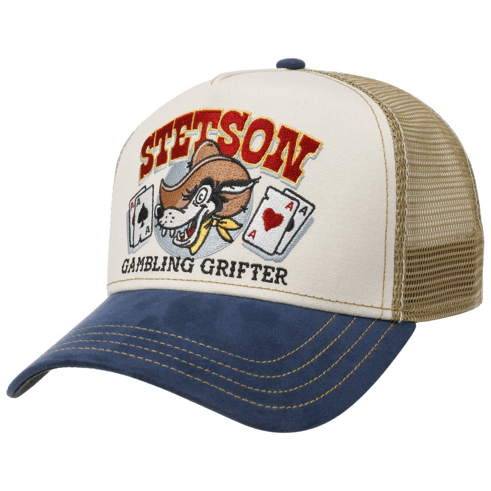 Stetson Gambling Drifter Trucker Style Baseball Cap - Baseball Cap fra Stetson hos The Prince Webshop