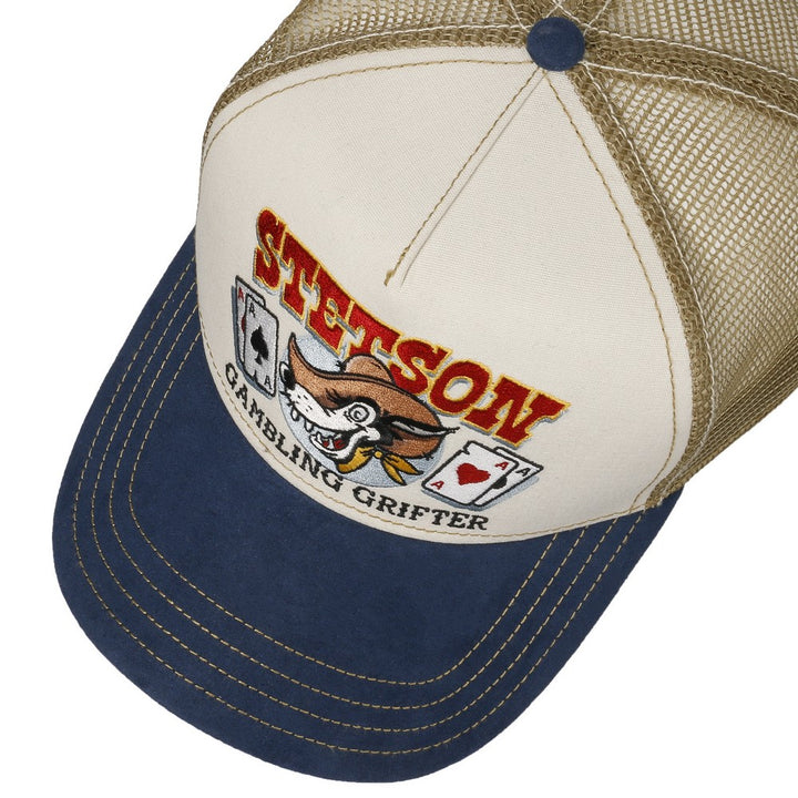Stetson Gambling Drifter Trucker Style Baseball Cap - Baseball Cap fra Stetson hos The Prince Webshop