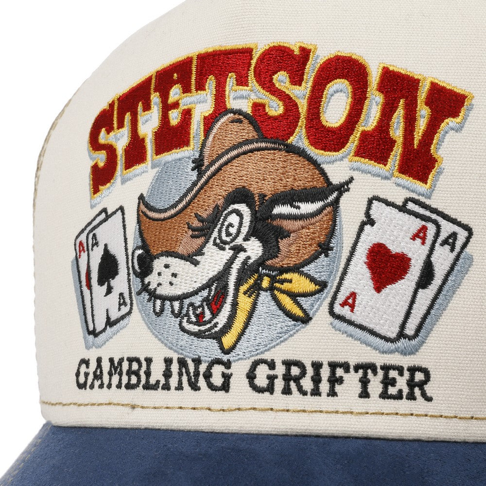 Stetson Gambling Drifter Trucker Style Baseball Cap - Baseball Cap fra Stetson hos The Prince Webshop