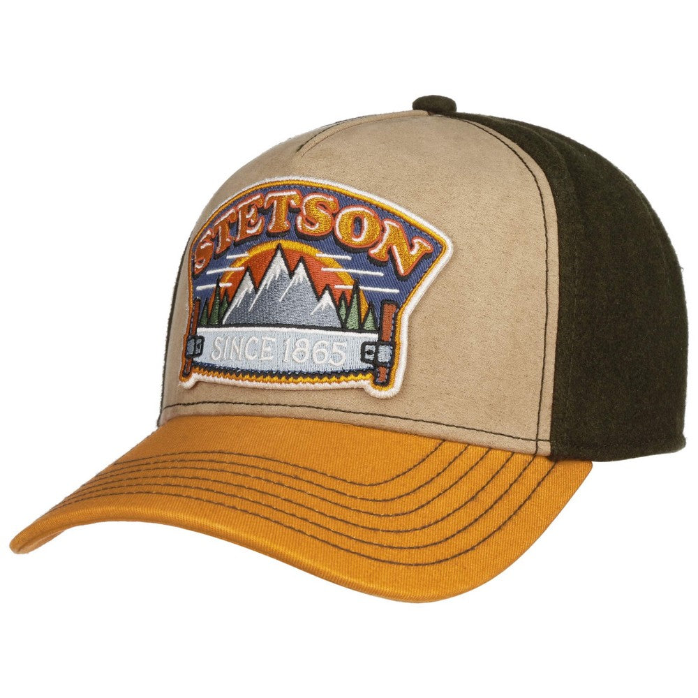 Stetson Hacksaw Trucker Style Baseball Cap - Baseball Cap fra Stetson hos The Prince Webshop