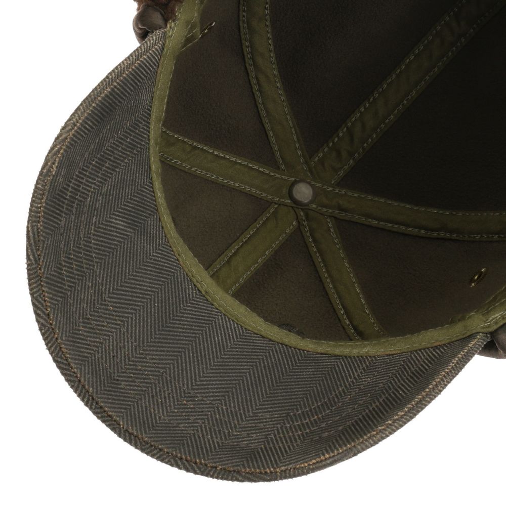 Stetson Herringbone EL Baseball Cap w/Earflaps - Baseball Cap fra Stetson hos The Prince Webshop