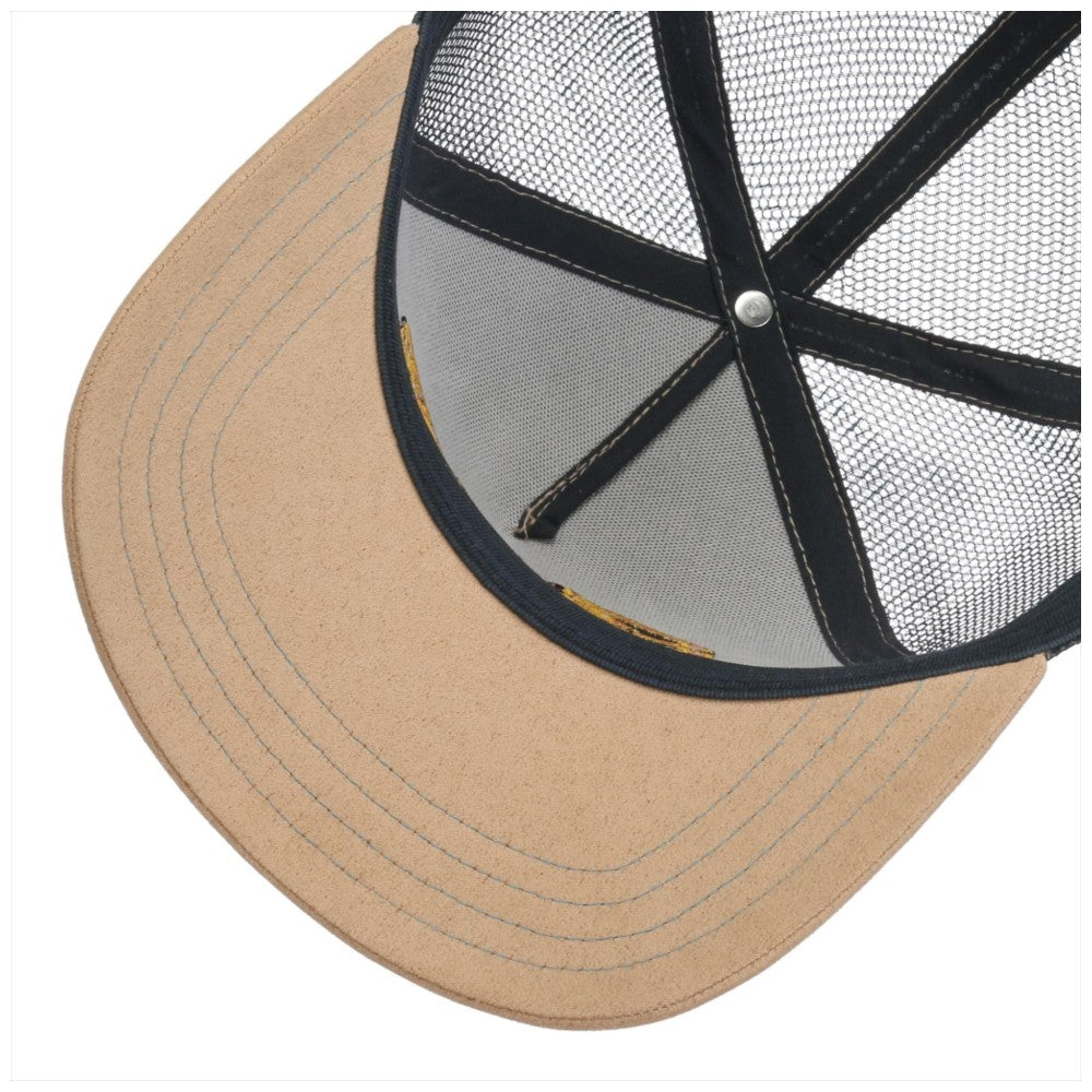 Stetson Trucker Cap Cowboy Skull Green/Beige