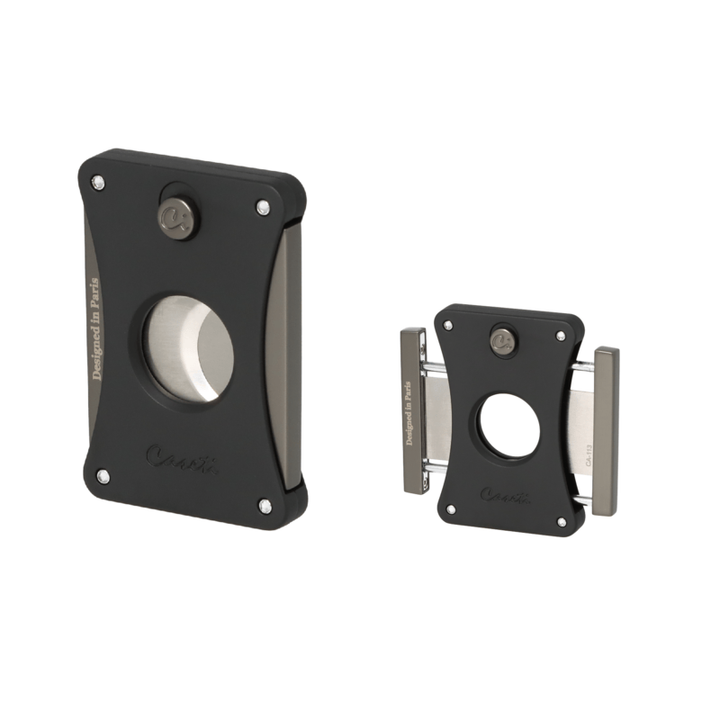 CASETI Cigar Cutter Ring 54 - Mat Sort / Antracit