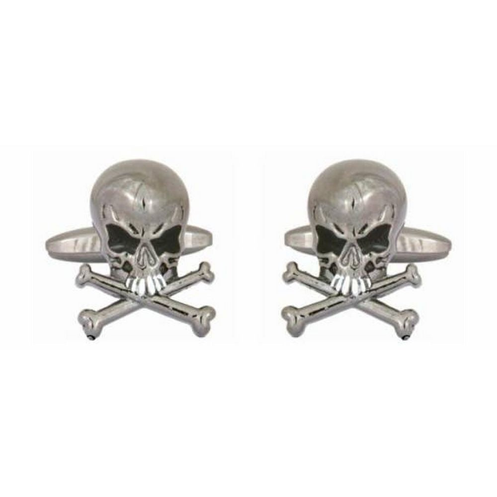 Skull & Crossed Bones Cufflinks- UK Manchetknapper - Manchetknapper fra David Aster Collection hos The Prince Webshop