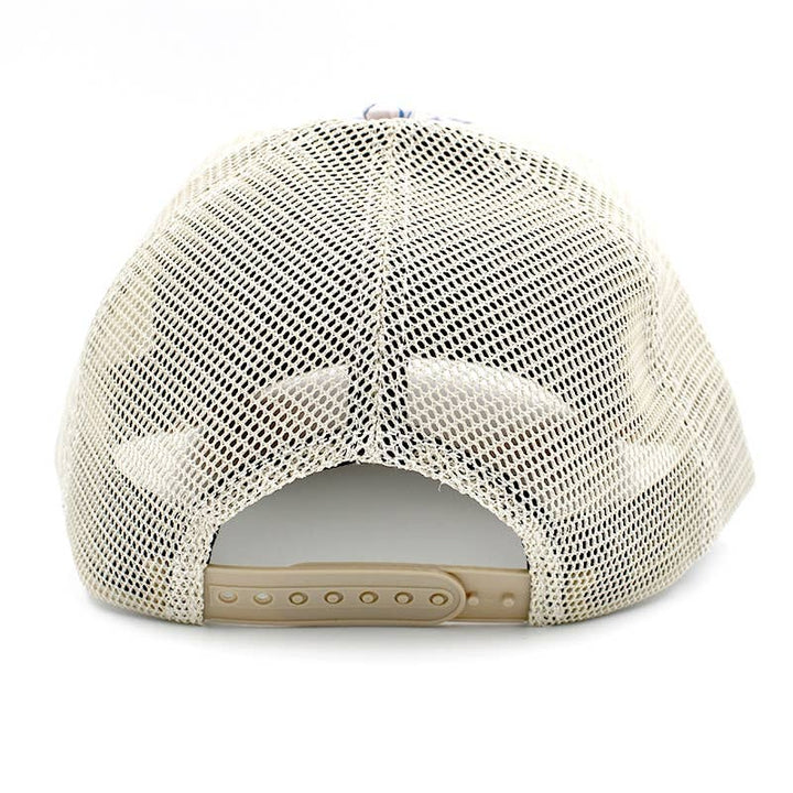 WOED trucker cap i champagne med korkskærm