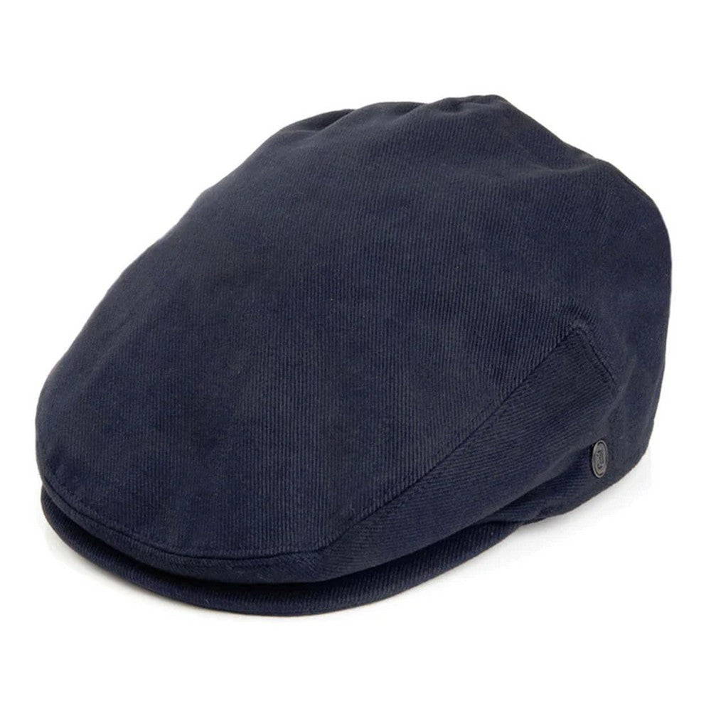 Jaxon & James Cotton Flat Cap - Navy - Flat Cap fra Jaxon & James hos The Prince Webshop