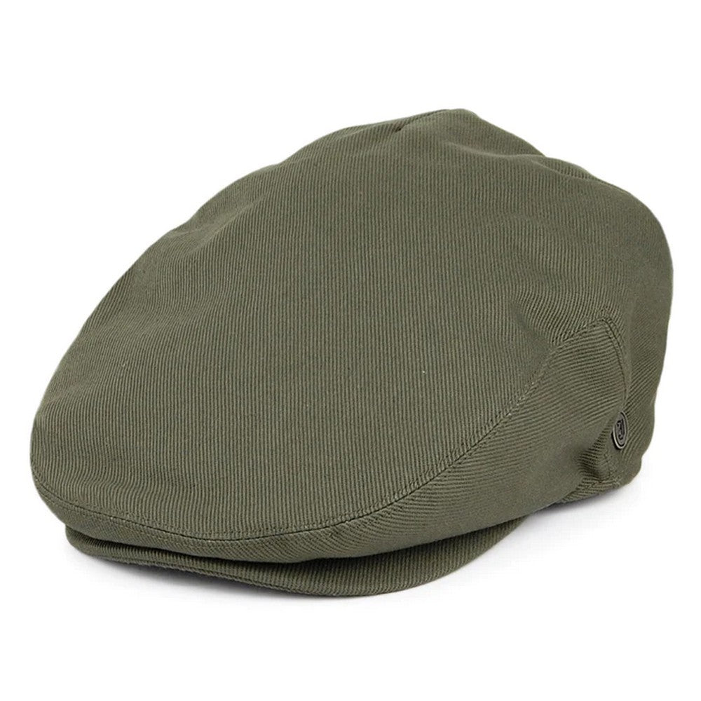 Jaxon & James Cotton Flat Cap - Olive - Flat Cap fra Jaxon & James hos The Prince Webshop