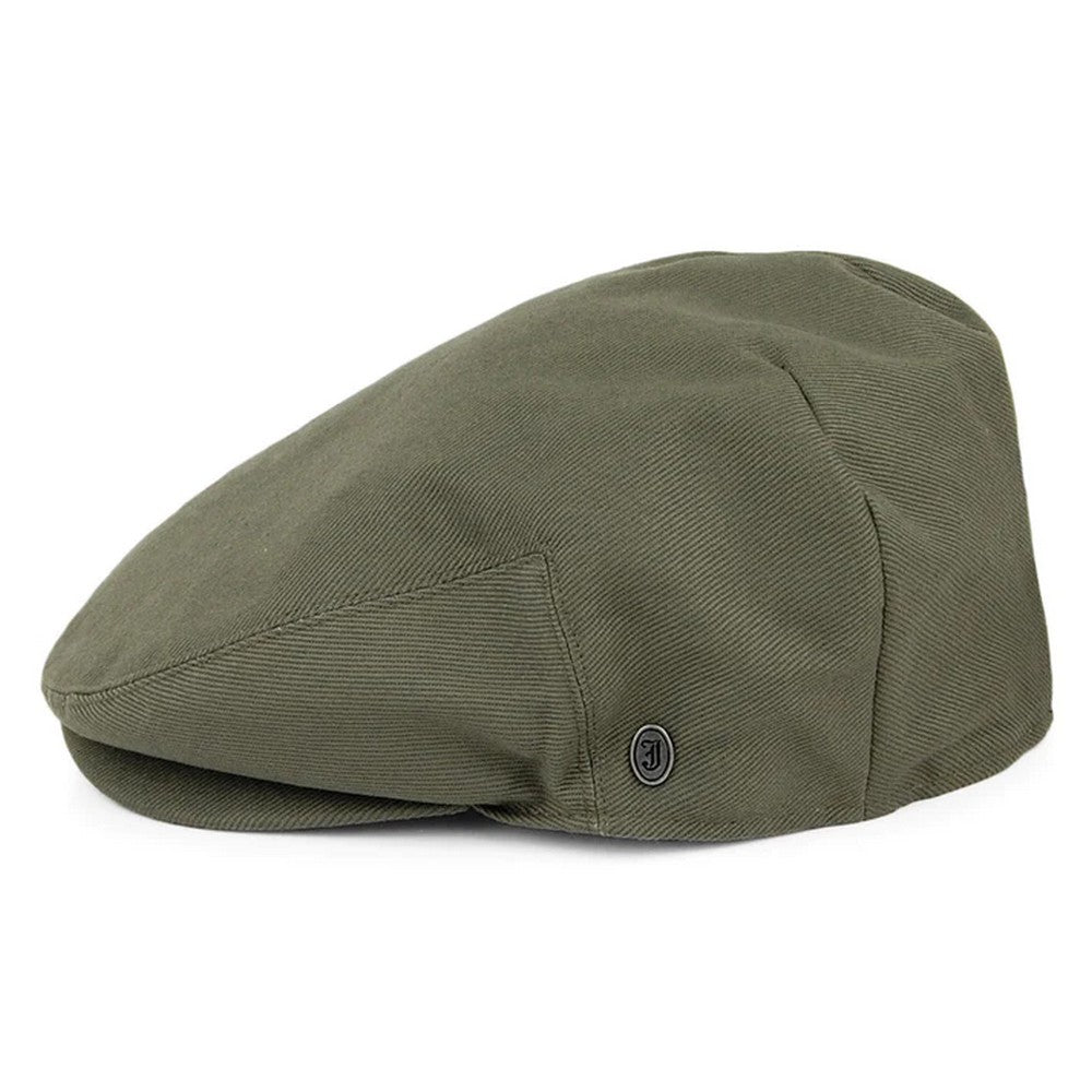 Jaxon & James Cotton Flat Cap - Olive - Flat Cap fra Jaxon & James hos The Prince Webshop