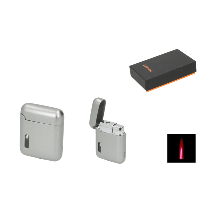 Eurojet RED Turbo Lighter - Mat Sølv