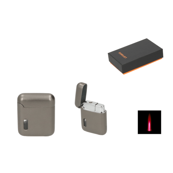 Eurojet RED Turbo Lighter - Mat Antracit