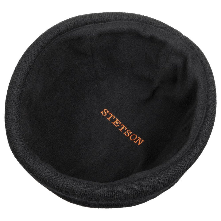 Stetson Docker Wool Cashmere - Sort - Docker Cap fra Stetson hos The Prince Webshop