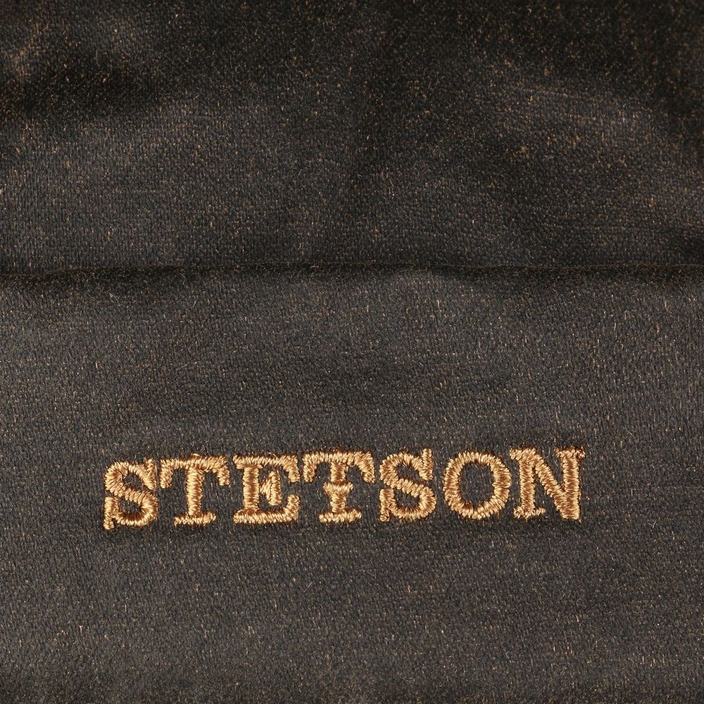 Stetson Docker Cap CO/PES Brunt Oilskin Look - Docker Cap fra Stetson hos The Prince Webshop