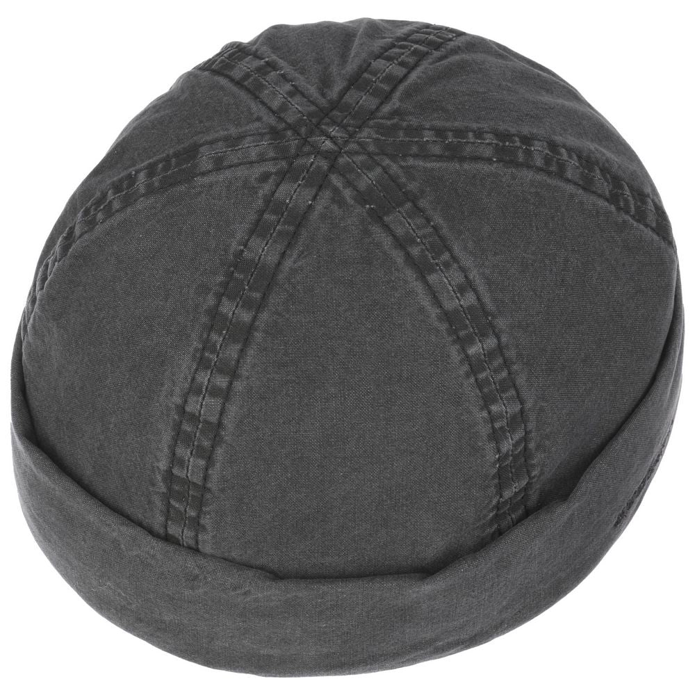 Stetson Delave Organic Cotton Docker Hue - Sort - Docker Cap fra Stetson hos The Prince Webshop
