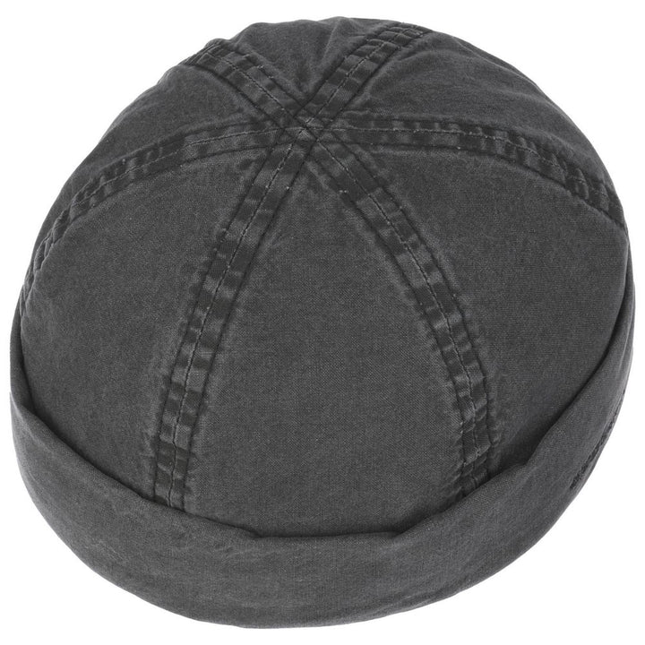 Stetson Delave Organic Cotton Docker Hue - Sort - Docker Cap fra Stetson hos The Prince Webshop