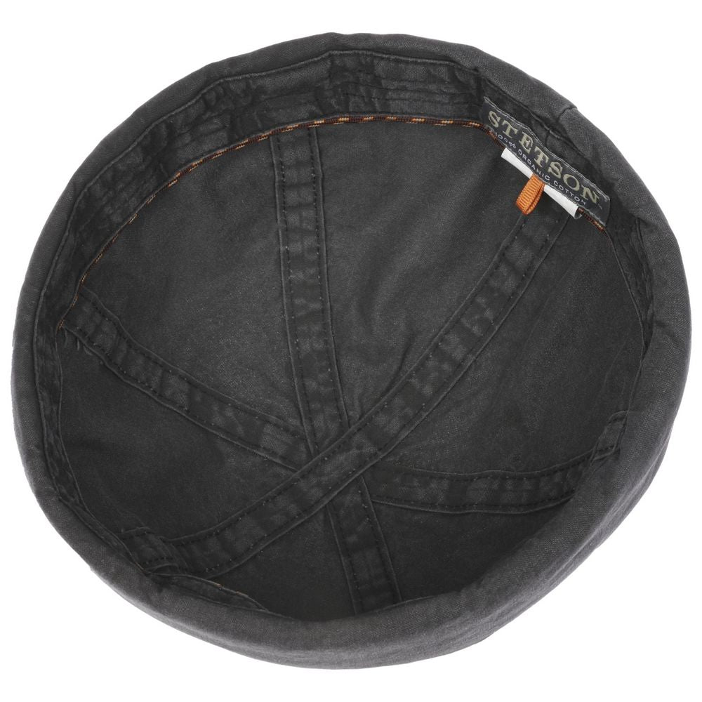 Stetson Delave Organic Cotton Docker Hue - Sort - Docker Cap fra Stetson hos The Prince Webshop