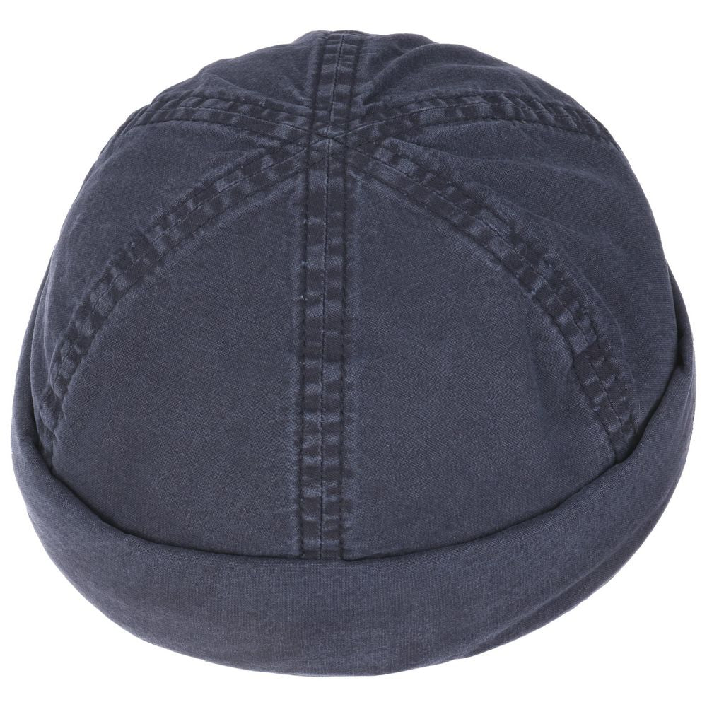 Stetson Delave Organic Cotton Docker Hue - Navy - Docker Cap fra Stetson hos The Prince Webshop