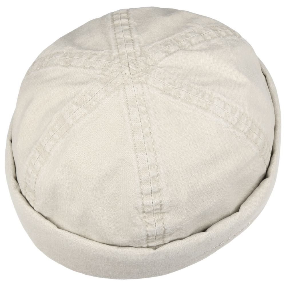 Stetson Delave Organic Cotton Docker Hue - Elfenben - Docker Cap fra Stetson hos The Prince Webshop