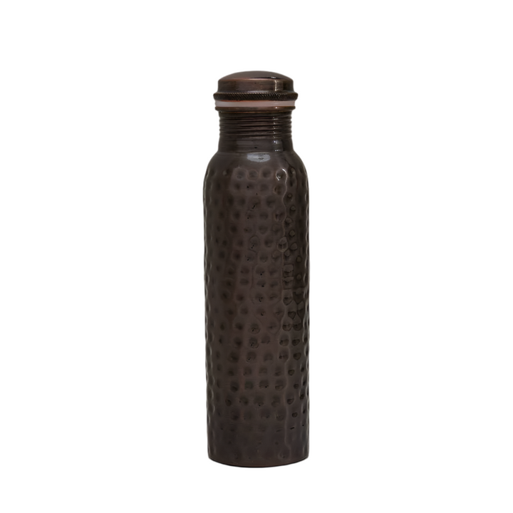Ren Kobber Vandflaske hamret antik - 950 ml (tung) - Gave Ide fra Ayurveda Specialist B.V. hos The Prince Webshop