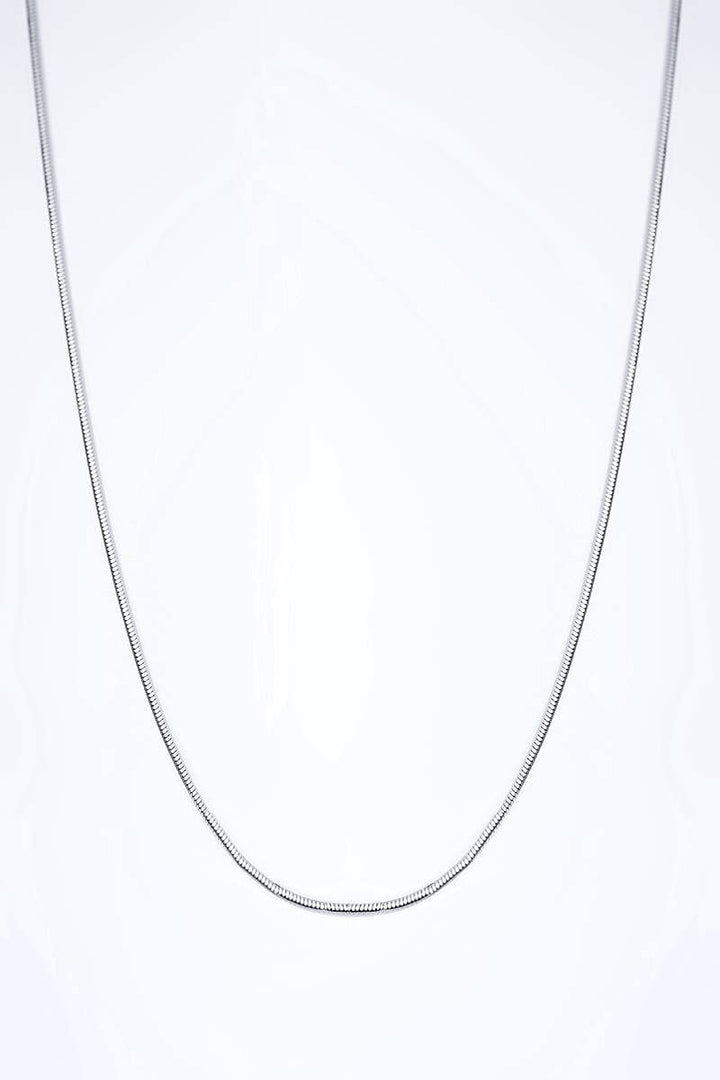 Tynd Halskæde 40 cm i rustfrit stål - Sølv eller Guld