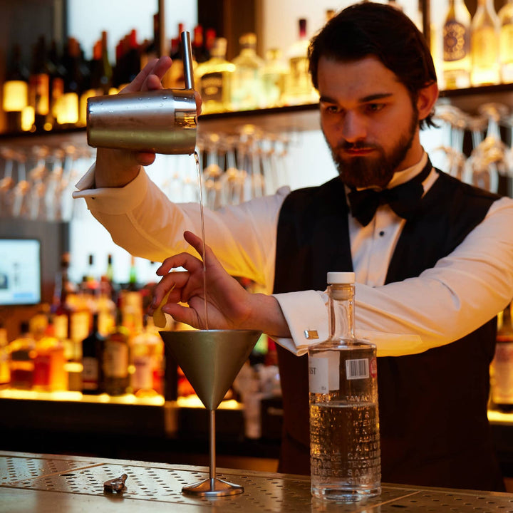 Oak & Steel 10 Deles Rustfrit Stål Cocktail Sæt