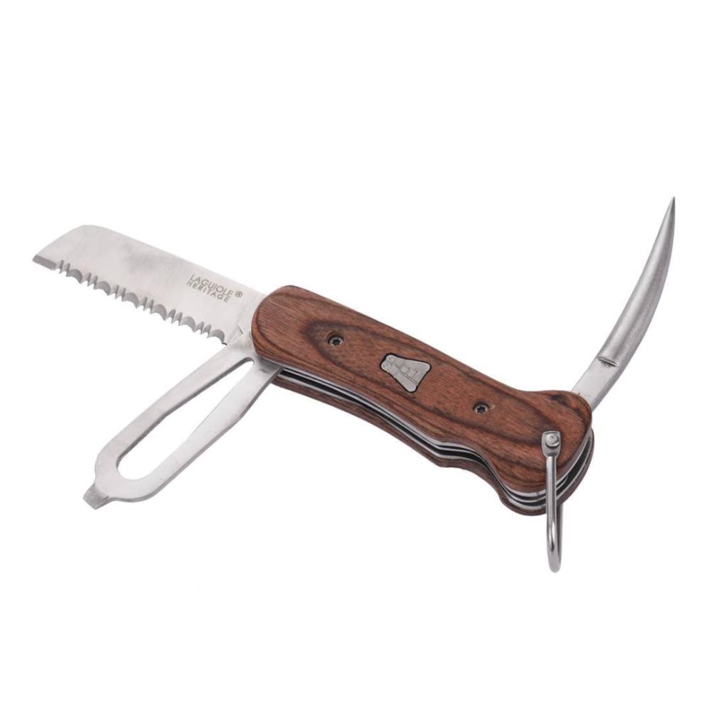 LAGUIOLE HERITAGE Sejler Foldekniv med Brunt Læderetui - Lommekniv fra LAGUIOLE HERITAGE hos The Prince Webshop