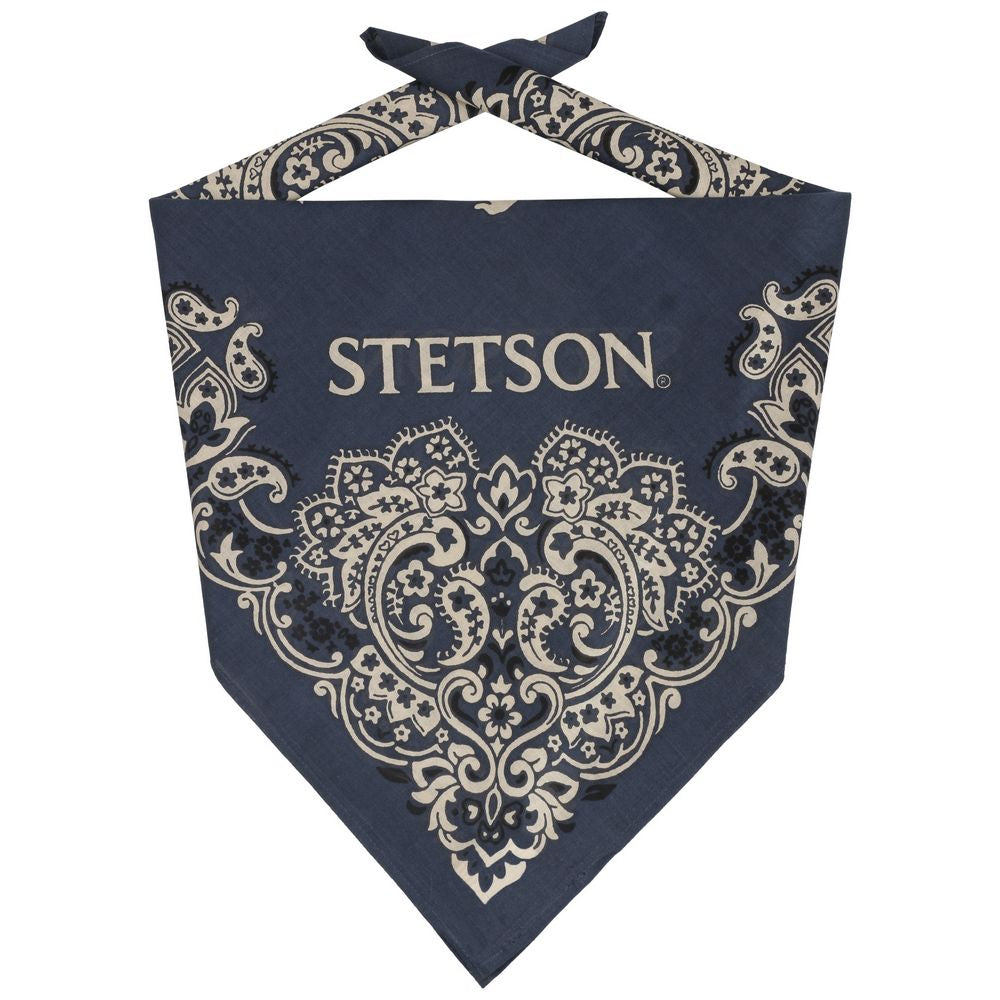 STETSON bandana - 100% Bomuld - Navy - Bandana fra Stetson hos The Prince Webshop