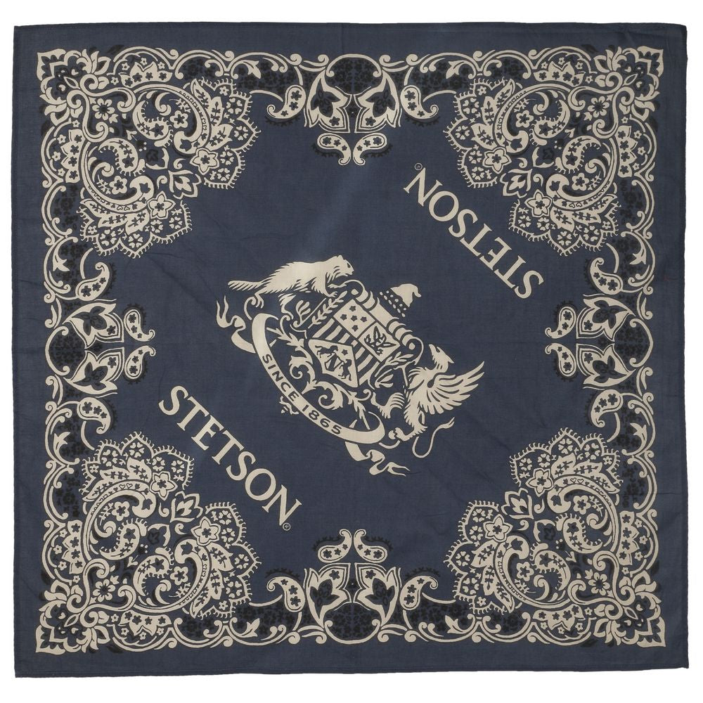 STETSON bandana - 100% Bomuld - Navy - Bandana fra Stetson hos The Prince Webshop