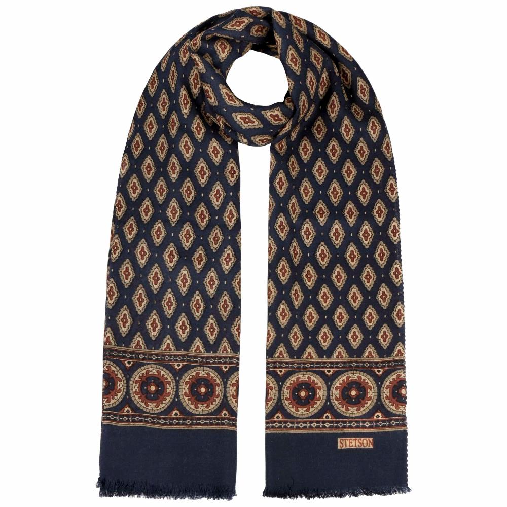 Stetson Scarf Wool Ornamentals - Halstørklæde fra Stetson hos The Prince Webshop